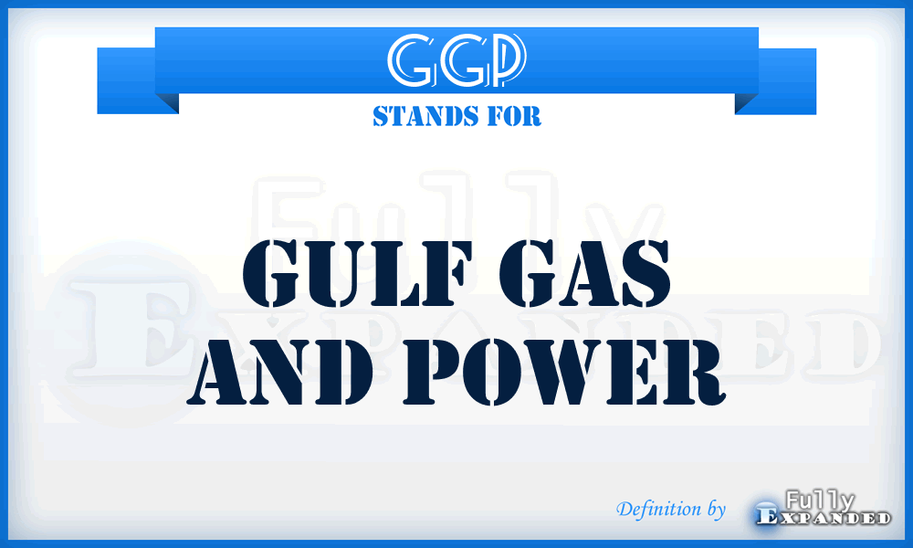 GGP - Gulf Gas and Power