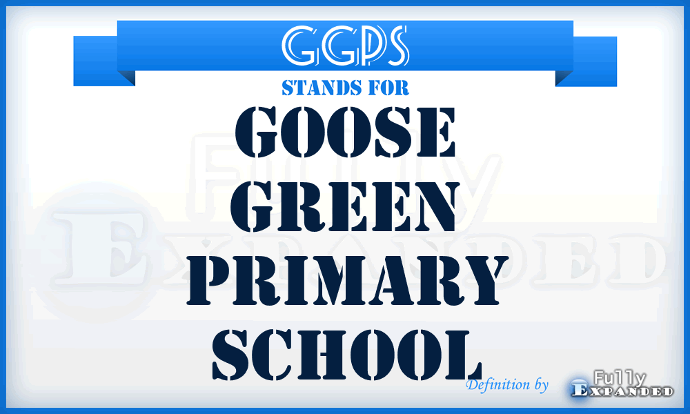 GGPS - Goose Green Primary School