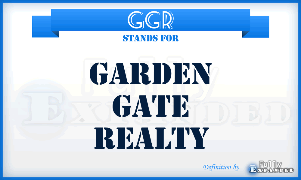 GGR - Garden Gate Realty