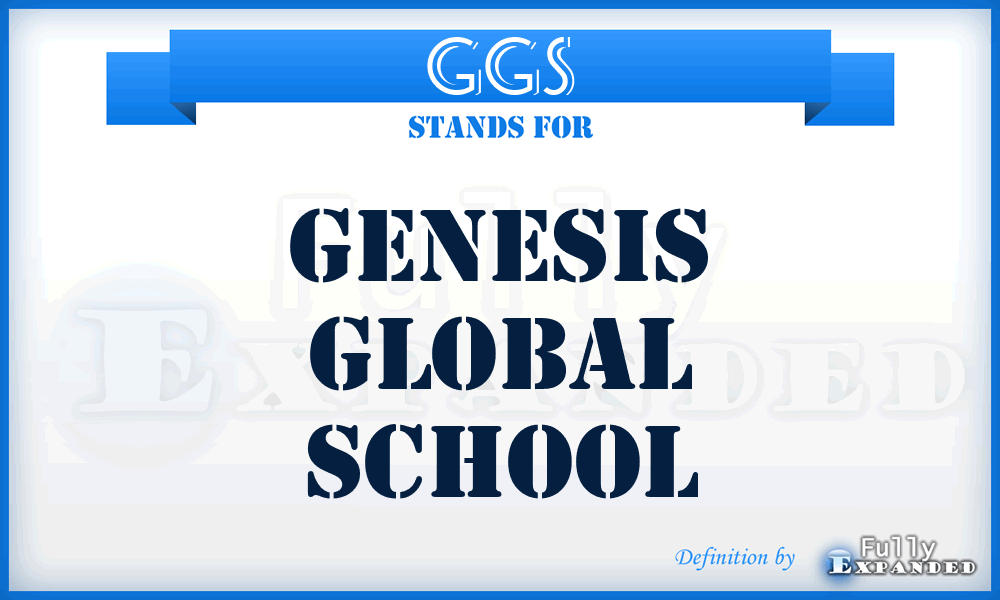 GGS - Genesis Global School