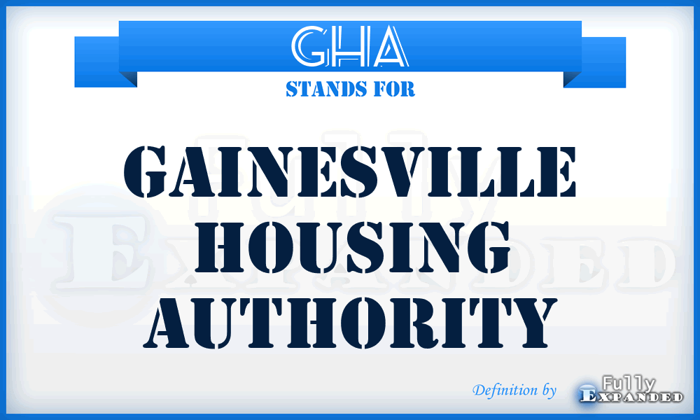 GHA - Gainesville Housing Authority