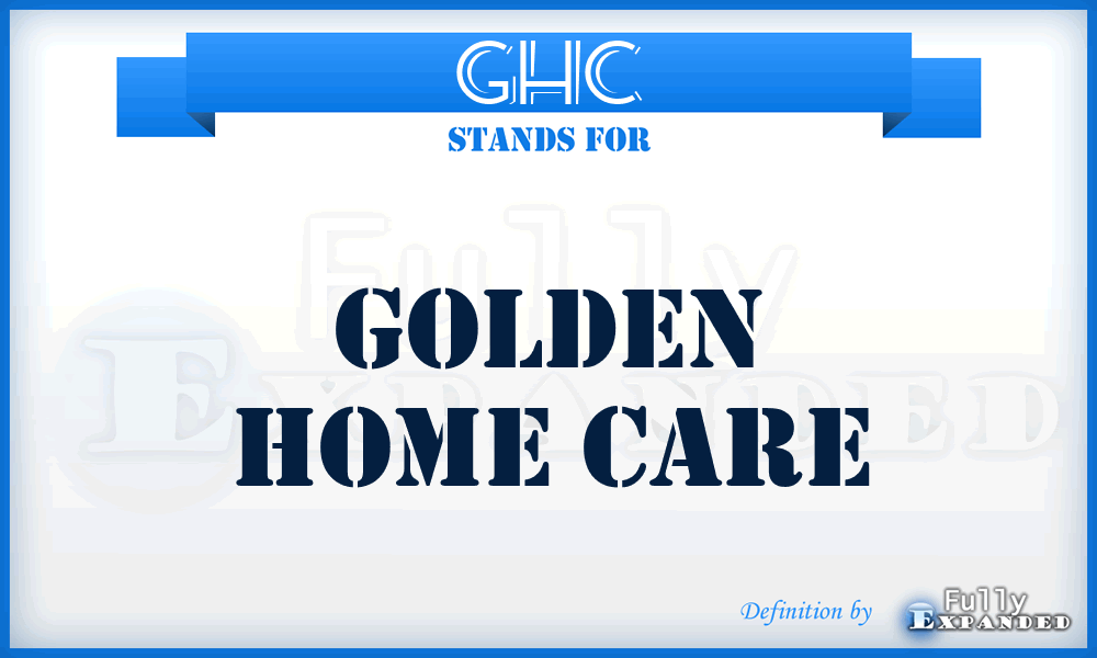 GHC - Golden Home Care