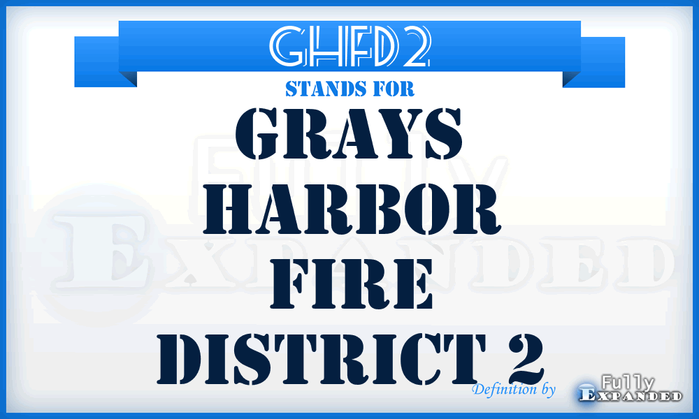 GHFD2 - Grays Harbor Fire District 2