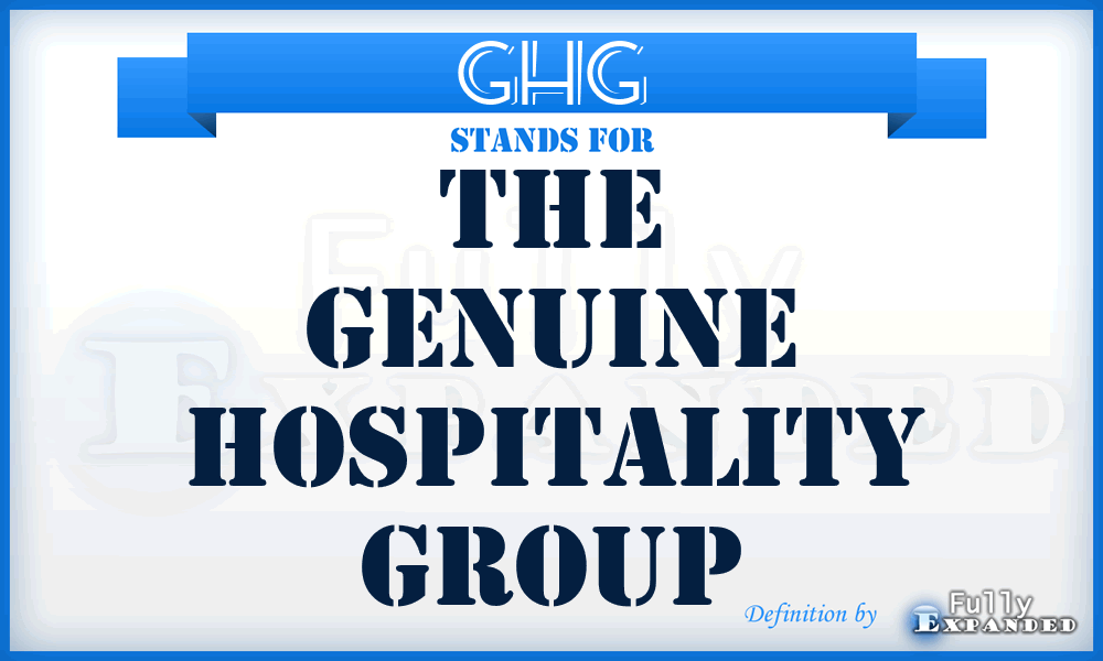 GHG - The Genuine Hospitality Group