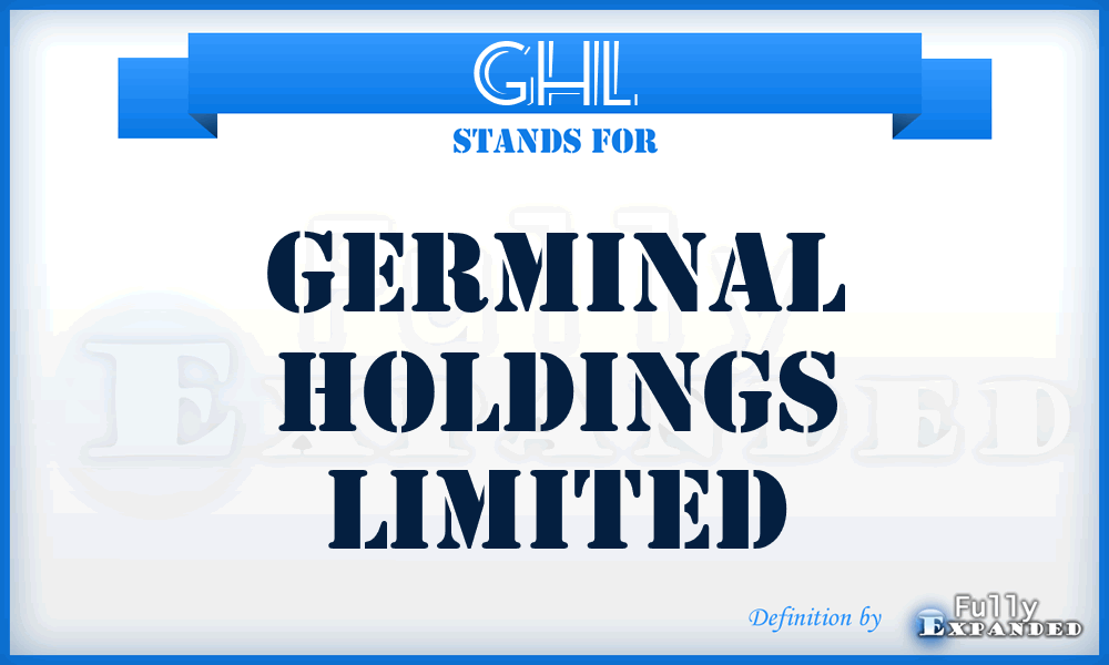 GHL - Germinal Holdings Limited