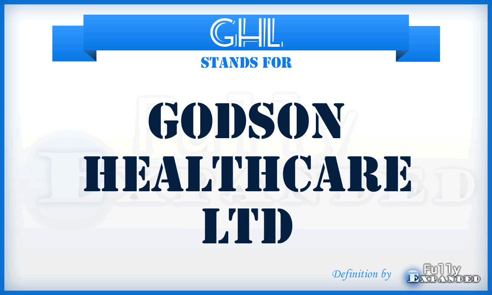 GHL - Godson Healthcare Ltd
