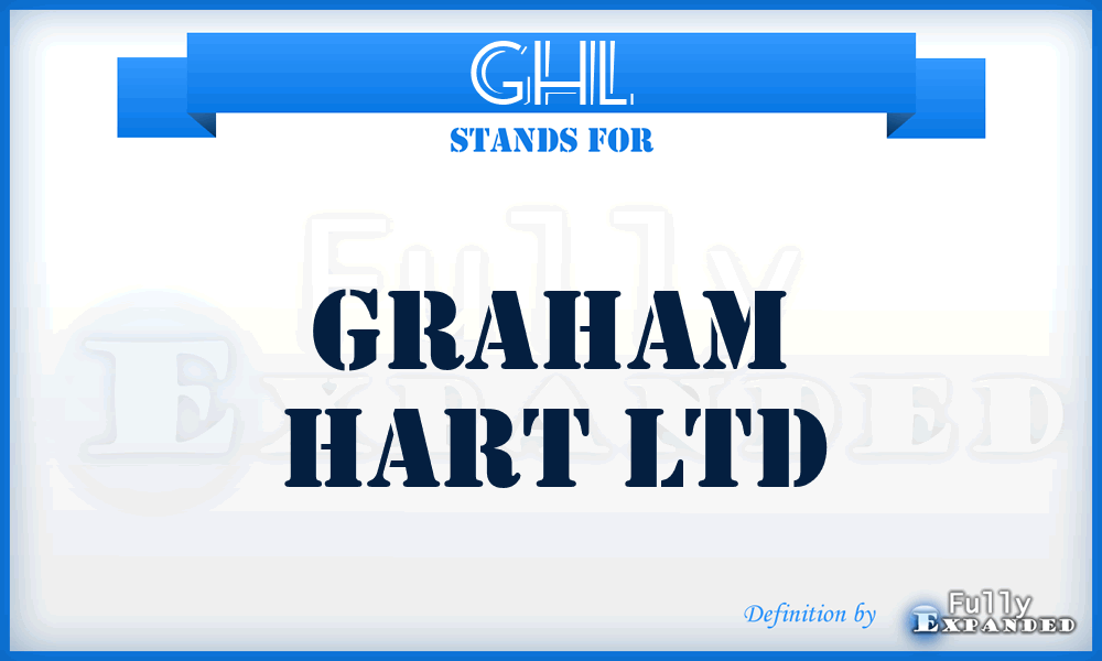 GHL - Graham Hart Ltd