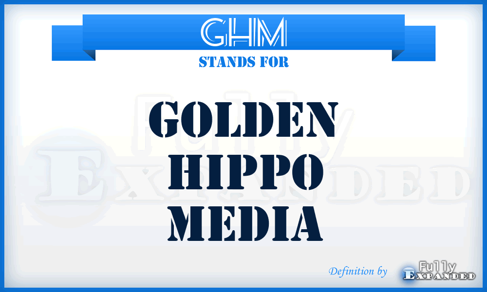 GHM - Golden Hippo Media