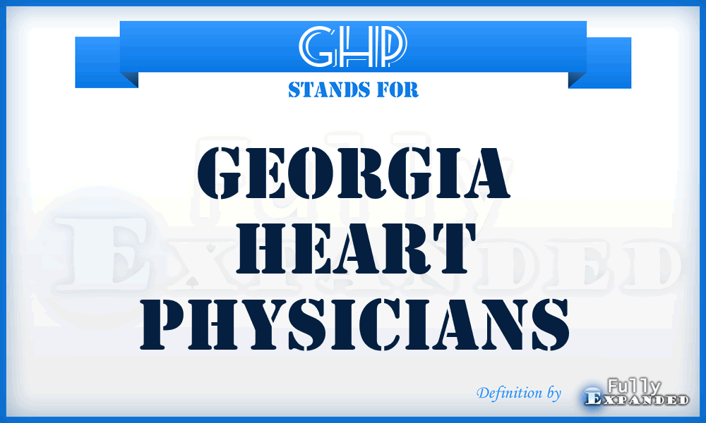 GHP - Georgia Heart Physicians