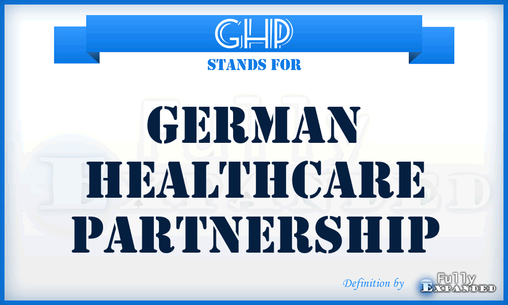 GHP - German Healthcare Partnership