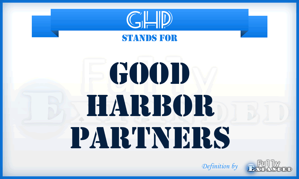 GHP - Good Harbor Partners