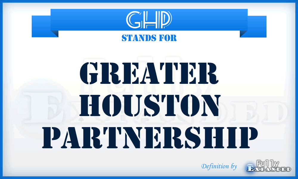 GHP - Greater Houston Partnership