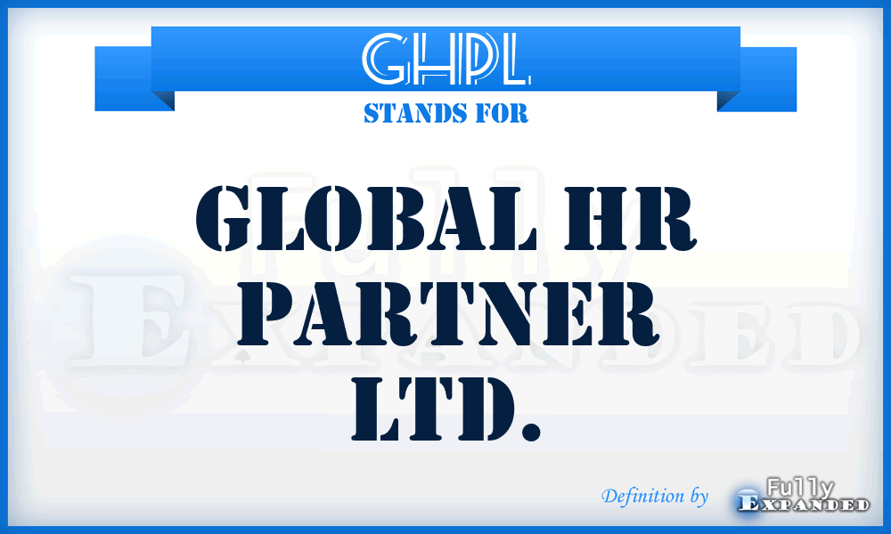 GHPL - Global Hr Partner Ltd.