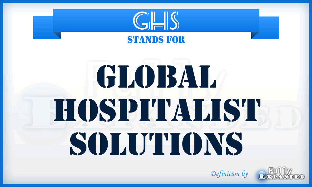 GHS - Global Hospitalist Solutions