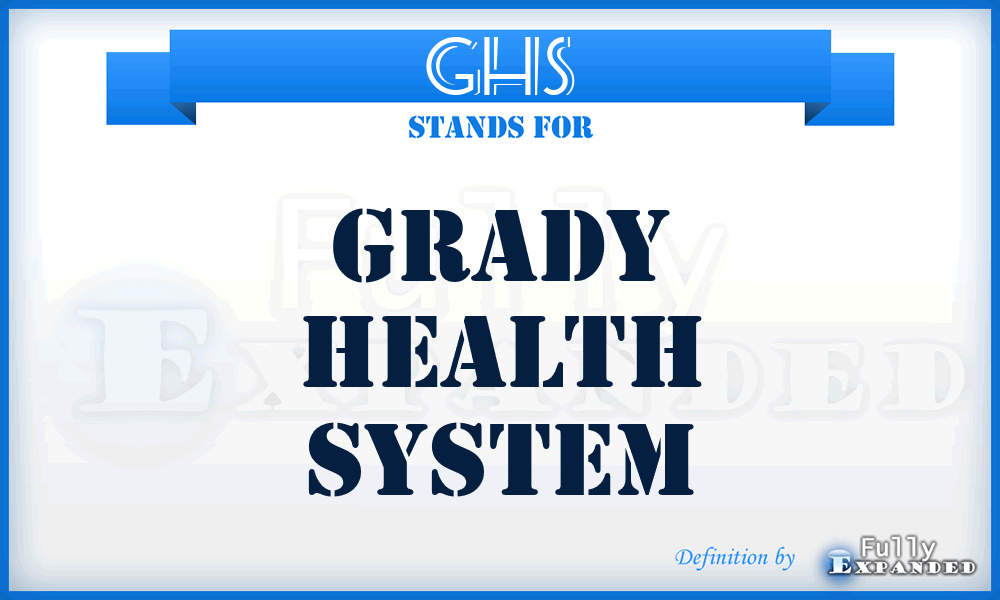GHS - Grady Health System