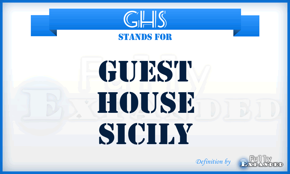 GHS - Guest House Sicily