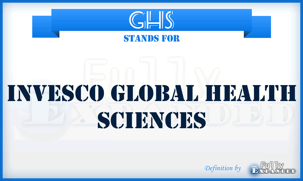 GHS - Invesco Global Health Sciences