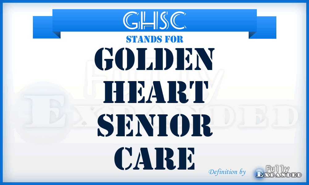 GHSC - Golden Heart Senior Care