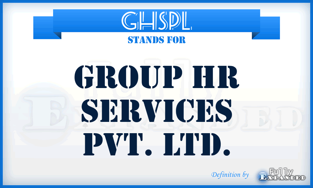 GHSPL - Group Hr Services Pvt. Ltd.