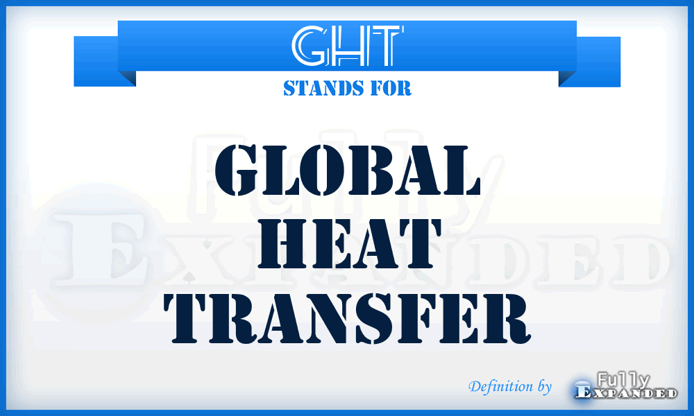 GHT - Global Heat Transfer