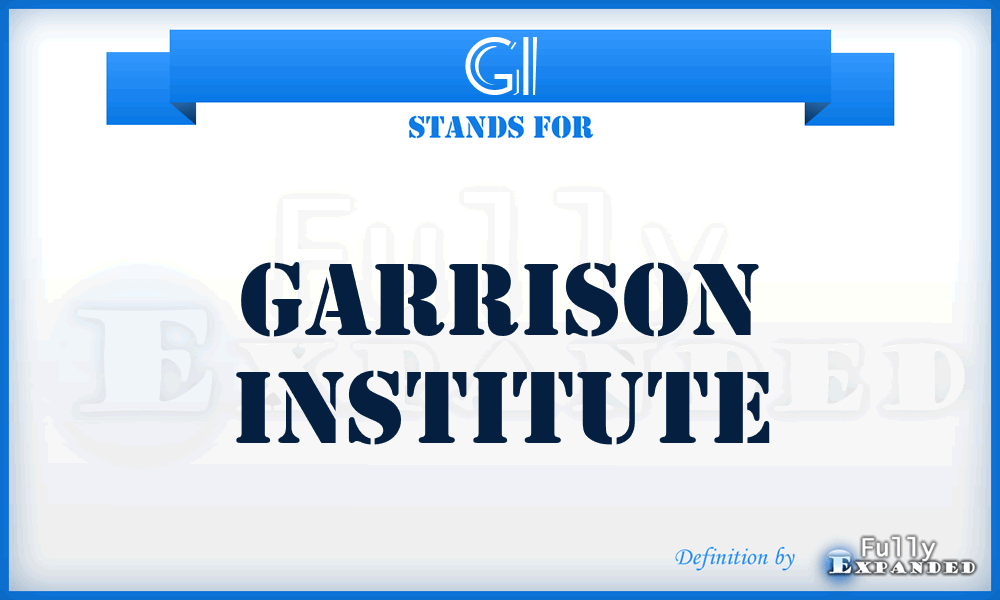GI - Garrison Institute