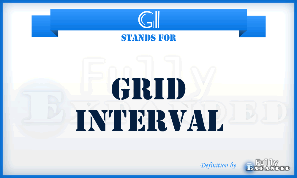 GI - Grid Interval