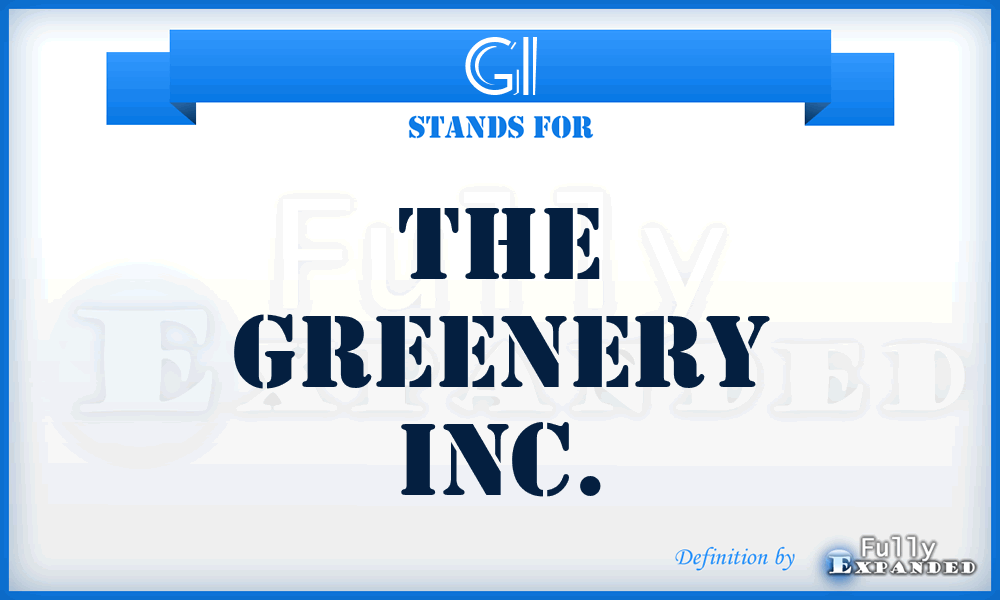 GI - The Greenery Inc.