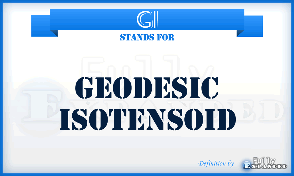GI - geodesic isotensoid