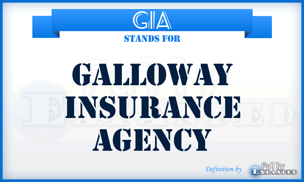 GIA - Galloway Insurance Agency