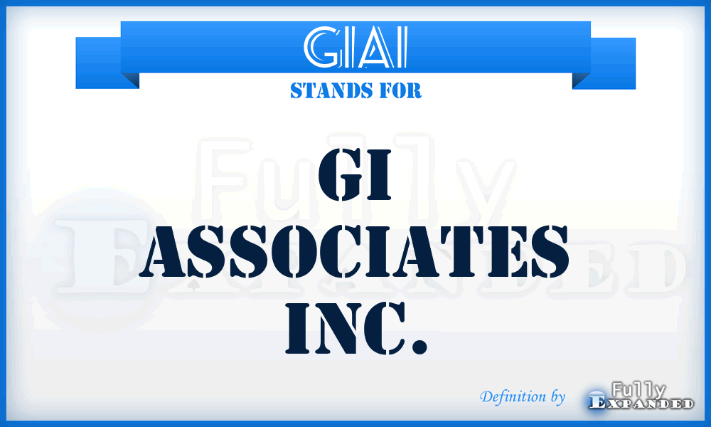 GIAI - GI Associates Inc.