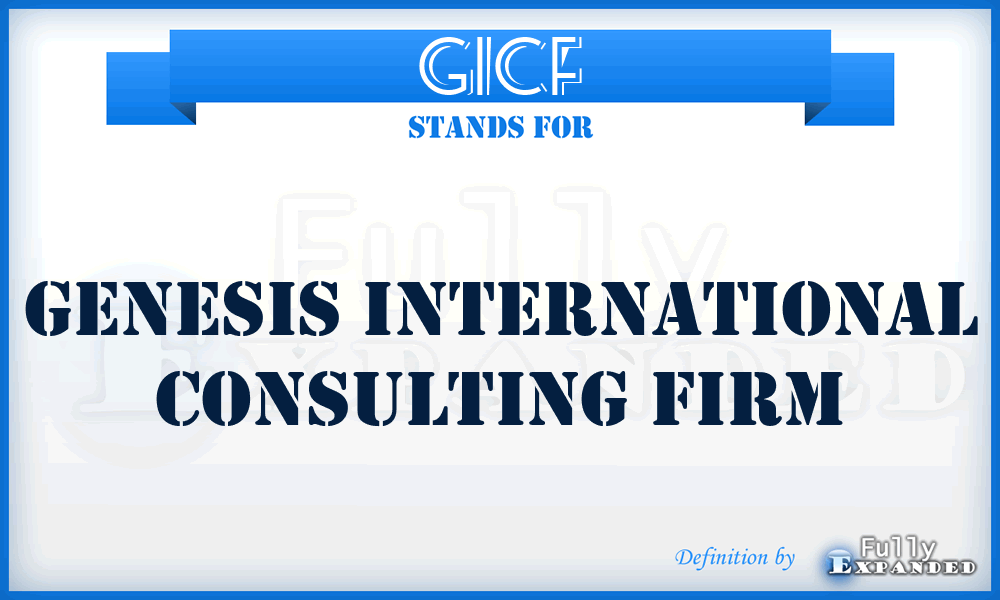 GICF - Genesis International Consulting Firm