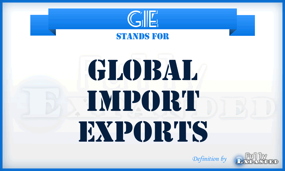 GIE - Global Import Exports