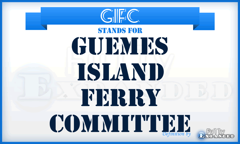 GIFC - Guemes Island Ferry Committee