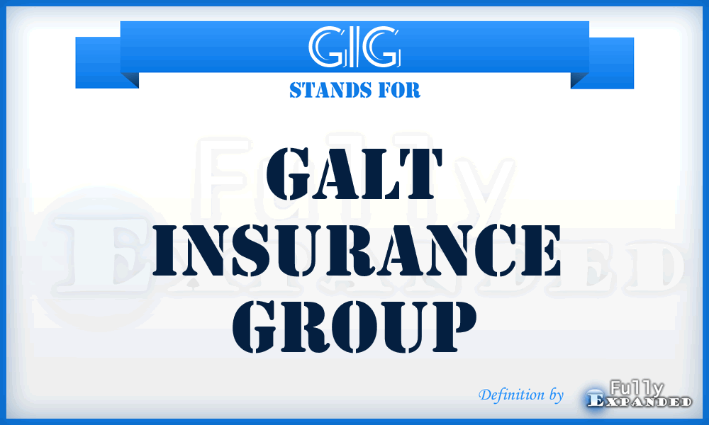 GIG - Galt Insurance Group