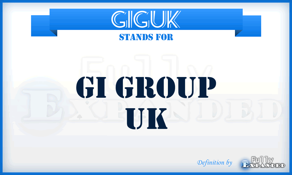 GIGUK - GI Group UK
