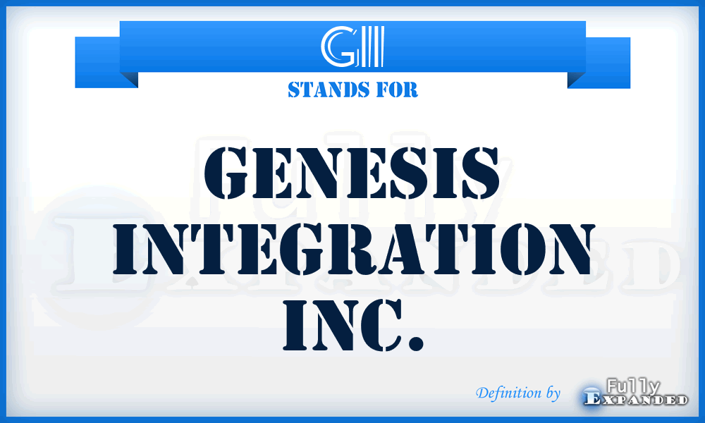 GII - Genesis Integration Inc.