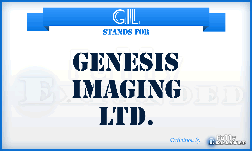 GIL - Genesis Imaging Ltd.