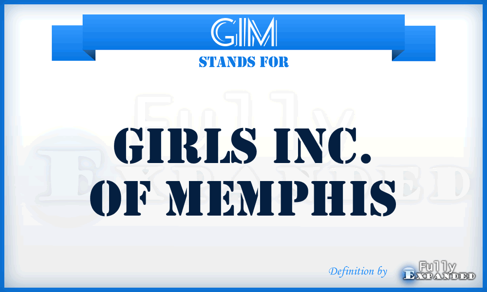 GIM - Girls Inc. of Memphis