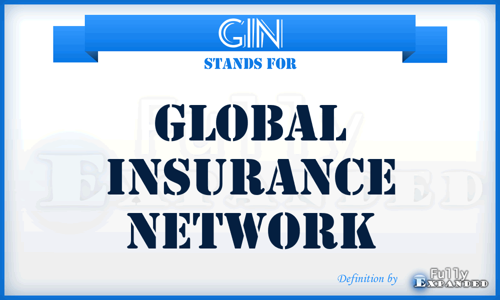 GIN - Global Insurance Network