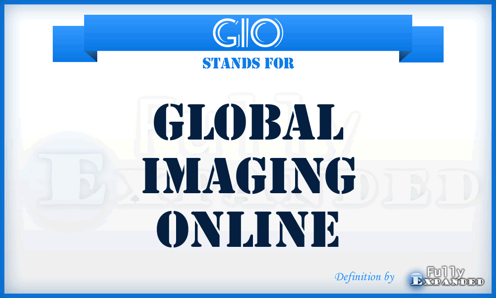 GIO - Global Imaging Online