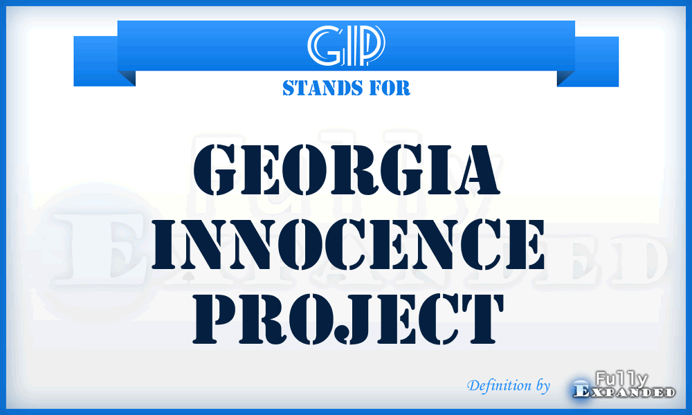 GIP - Georgia Innocence Project