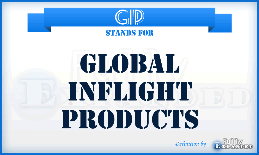 GIP - Global Inflight Products