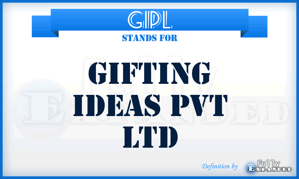 GIPL - Gifting Ideas Pvt Ltd