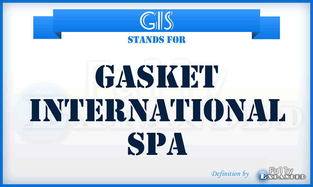 GIS - Gasket International Spa