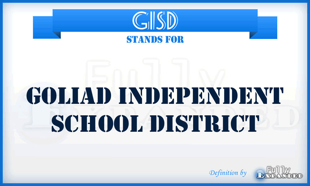 GISD - Goliad Independent School District