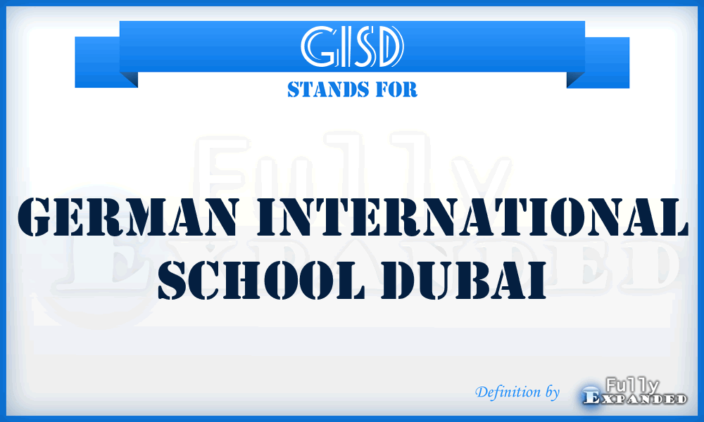 GISD - German International School Dubai