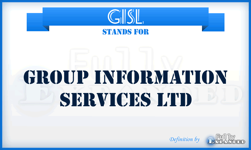 GISL - Group Information Services Ltd