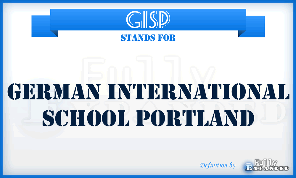 GISP - German International School Portland