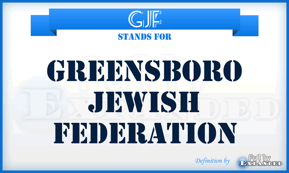 GJF - Greensboro Jewish Federation