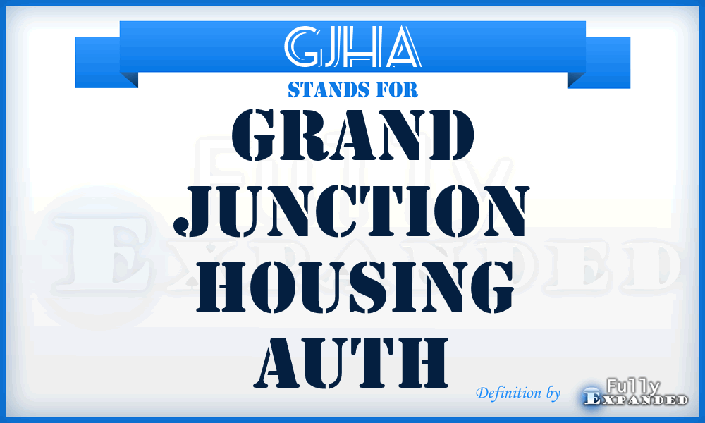 GJHA - Grand Junction Housing Auth